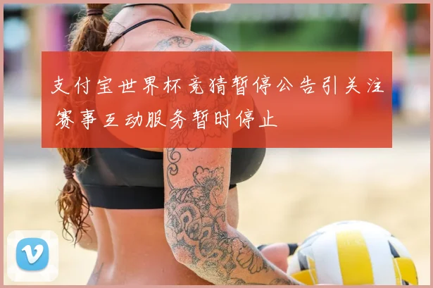 支付宝世界杯竞猜暂停公告引关注 赛事互动服务暂时停止